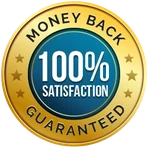 Money-back guarantee roundel